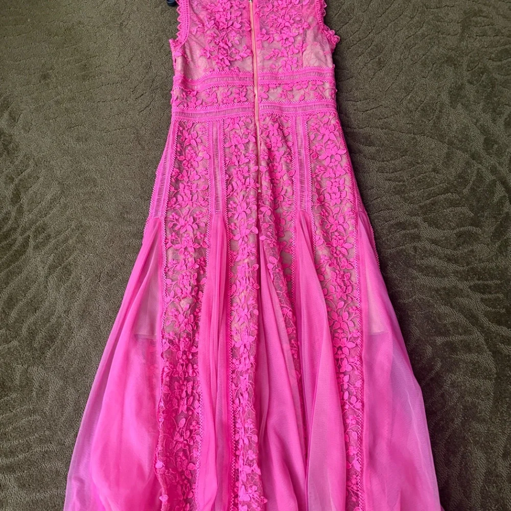 Bronx and Blanco embroidered mesh midi dress - Picture 10 of 11